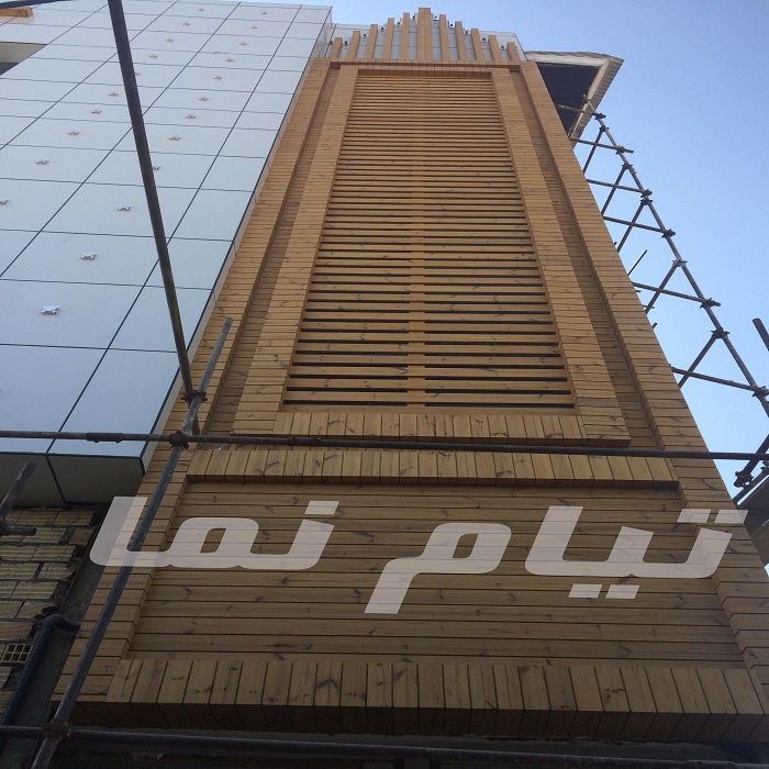 مشاوره و اجرای نمای چوبی ترمووود