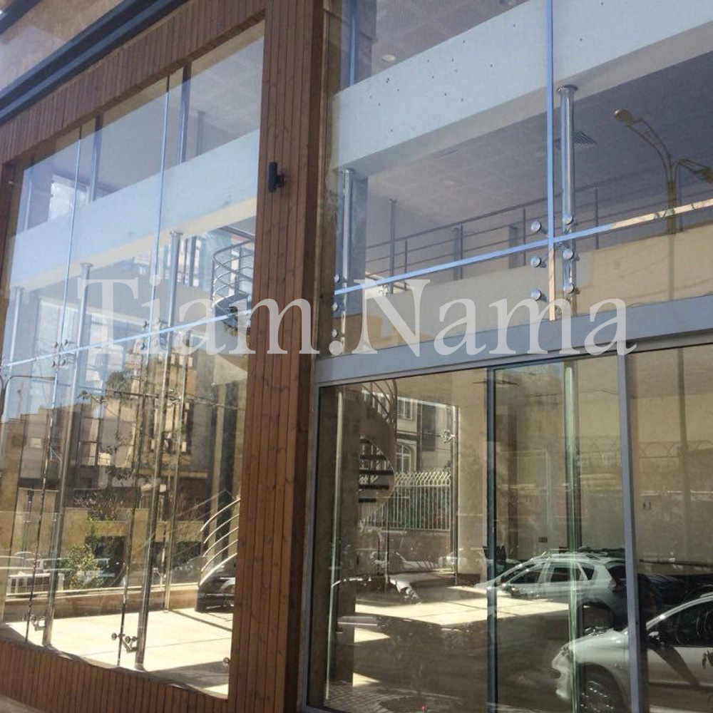 قیمت نمای شیشه ای اسپایدر