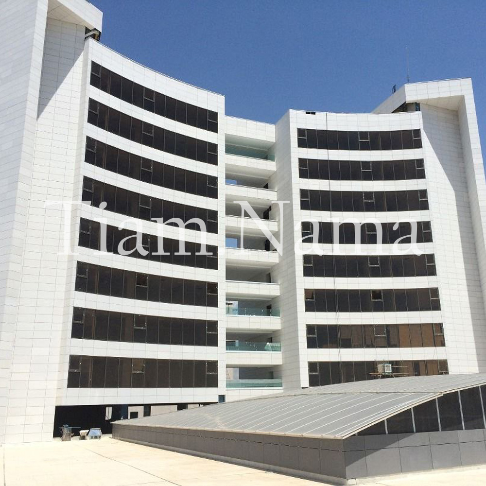 نمای کرتین وال یا لامل چیست؟ نمای شیشه ای کرتنوال