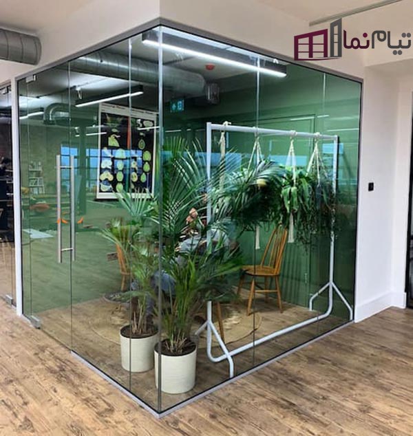 پارتیشن شیشه‌ای در دکوراسیون داخلی منزل