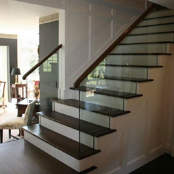 هندریل شیشه ای پله